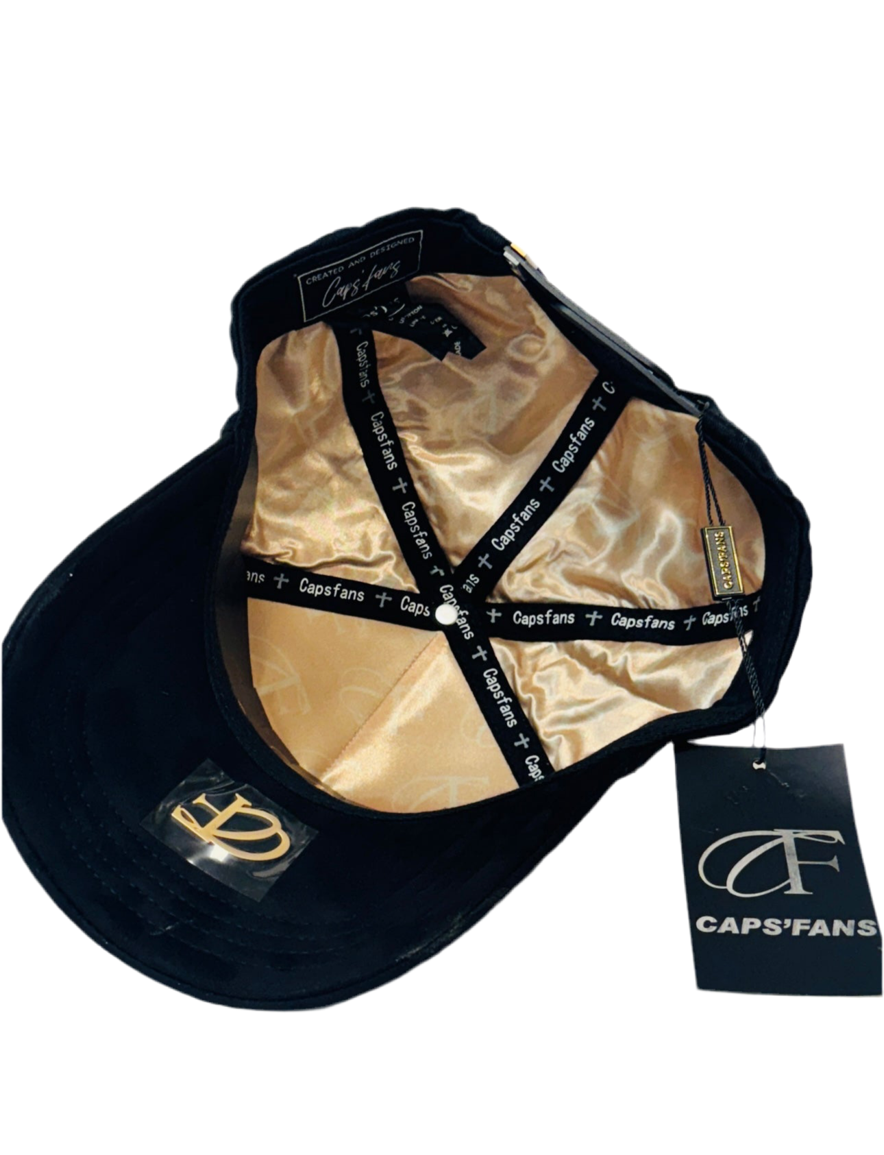 Caps fans 3 Cruzes doradas